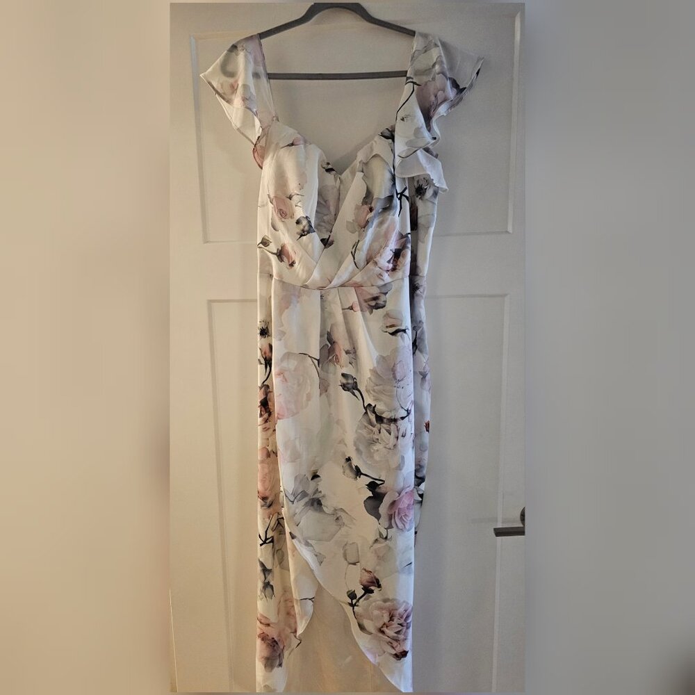 City Chic High low off shoulder Dress
